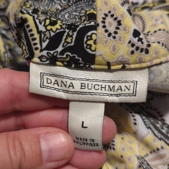 Dana Buchman Large Tank Paisley Summer Work - Picture 7 of 9